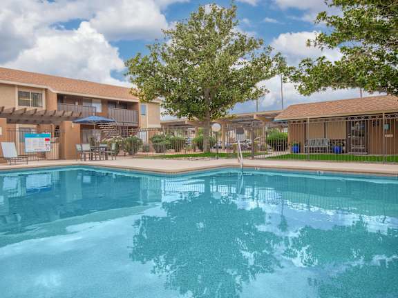 Capistrano Apartments Pool Area and Landscaping