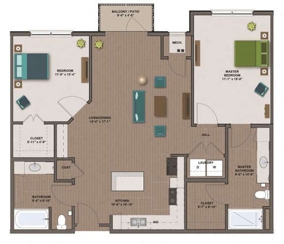 TESLA III FloorPlan TESLA III FloorPlan at The Edison at Rice Creek, Shoreview, MN