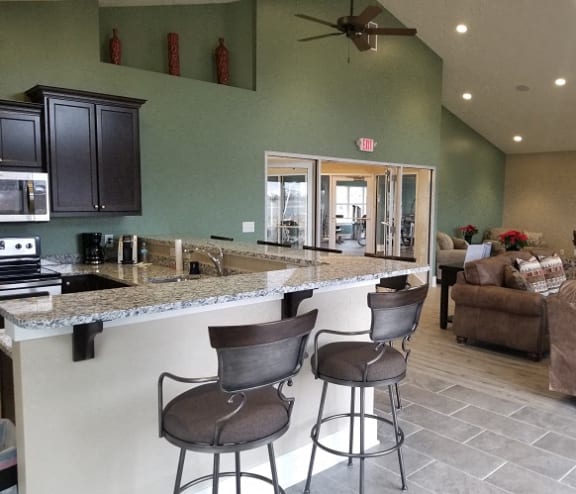 Clubhouse with Kitchen at Regency Preserve, Avon, IN 46123