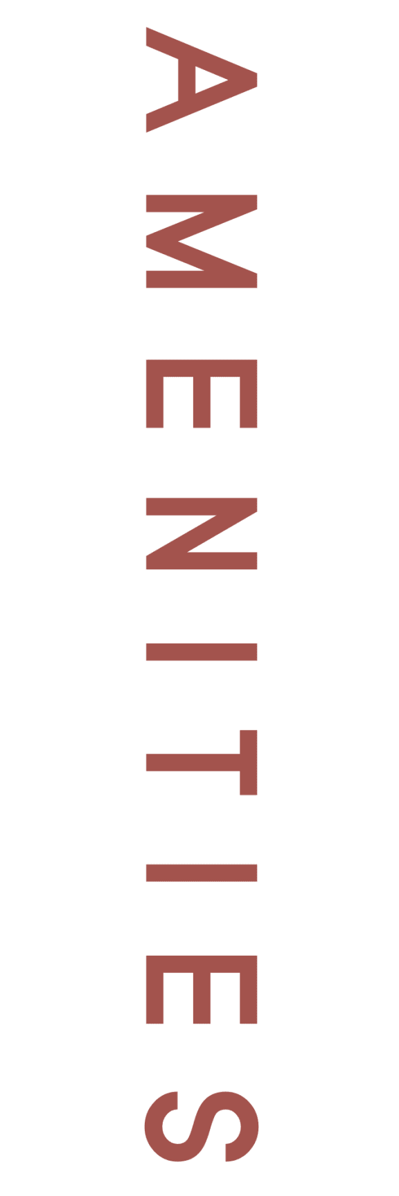 a typographic poster of the word lanzarote in pink on a black background at Edgemont Apartments, PRG Real Estate, Greenville, 29615