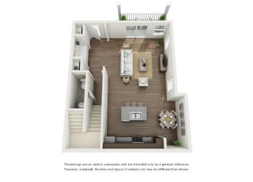 Luxury townhouse  floor plan in Virginia Beach, VA