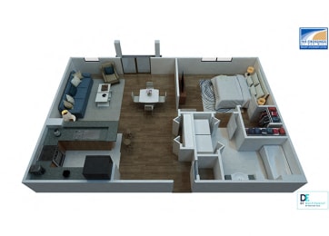 Floor Plan  Helm Floor Plan At Virginia Beach Apartments