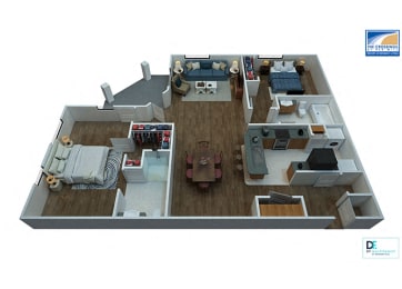 Floor Plan  Midship Floor Plan At Virginia Beach Apartments