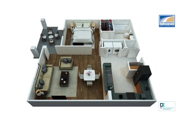 Floor Plan  Whelk Floor Plan At Virginia Beach Apartments