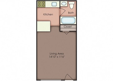 Studio Floor Plan