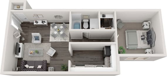 Midtown 1 Bed at Southridge, Kansas City