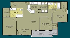 Gemstone FloorPlan at Fieldstone at Glenwood Crossing, Cincinnati, OH