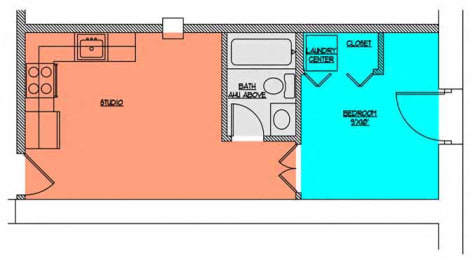 Floor Plan  Cobblestone Commons Unit 101