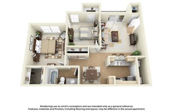 Floor Plan  2 Bedroom