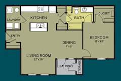 Bluestone FloorPlan at Fieldstone at Glenwood Crossing, Cincinnati, 45215