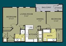 Flagstone FloorPlan at Fieldstone at Glenwood Crossing, Cincinnati, Ohio