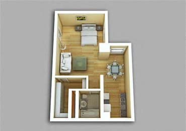 Floor Plan Studio #209-709
