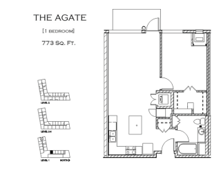 lighthouse loft the agate apartment mn outline