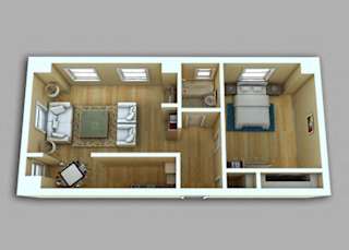 1 Bedroom - Model 18
