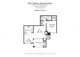 The Palms one bed one bath one bed one bath 801 sqft