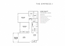 The Empress I FloorPlan at Rosemont Vinings Ridge, Atlanta