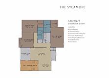 The Sycamore FloorPlan at Rosemont Vinings Ridge, Georgia, 30339