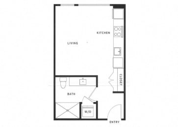  Floor Plan Studio A1