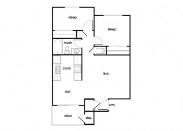 Floor Plan  B1 at Riverstone in Antioch CA