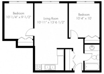 Castle Apartments - Floorplan