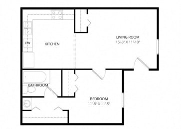 Driftwood Apartments - Floorplan