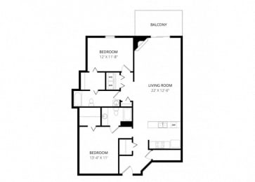 The Highlands Luxury Apartments - Floorplan