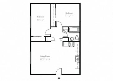 Montclair Apartments - Floorplans