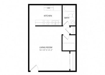 Terrace on the Lake Apartments - Floorplan