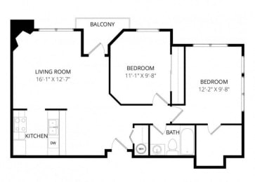 Chugach South Apartments - Floorplan