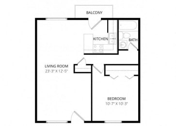 Country Lane Apartments - Floorplan