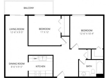 Ladera Villa Apartments -  Floorplans
