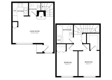 Brighton Woods Apartments - Floorplan
