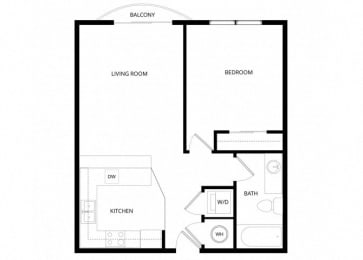 Park Plaza II Apartments - Floorplan