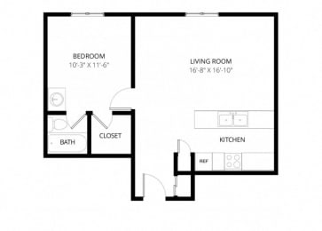 Timber Ridge Apartments - Floorplan