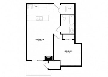 Russian Jack Apartments - Floorplan