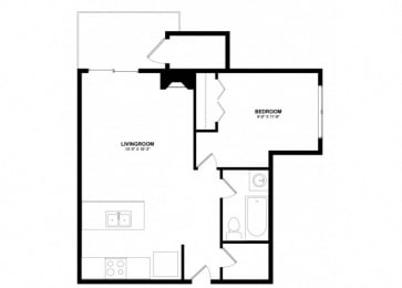 Russian Jack Apartments - Floorplan