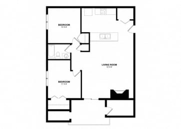 Russian Jack Apartments - Floorplan