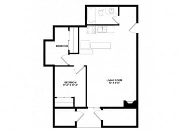 Russian Jack Apartments - Floorplan