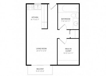 Bay Arms Apartments - Floorplan