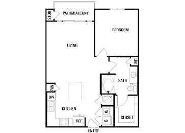 Floor Plan  A4 at Block 334 Apartments