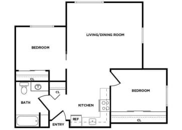 Floor Plan  B2 floor plan