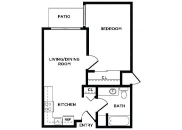 Floor Plan  A4 at Lakewood Meadows Apartments in Lakewood WA