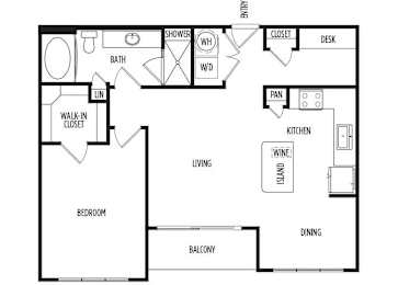 Floor Plan  A3 at Ascent at City Centre