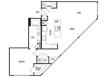 Floor Plan  A4 at Ascent at City Centre