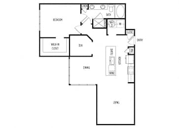 Floor Plan  A5D at Ascent at City Centre