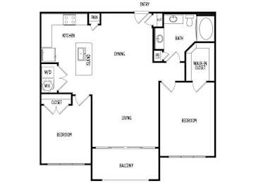 Floor Plan  B1 at Ascent at City Centre