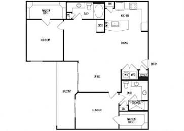 Floor Plan  B5 at Ascent at City Centre