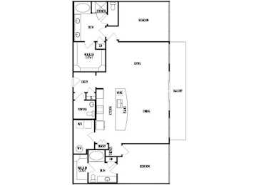 Floor Plan  B9 at Ascent at City Centre