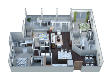 Floor Plan  Three Bedroom