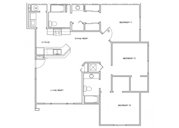 3 Bedroom Floor Plan